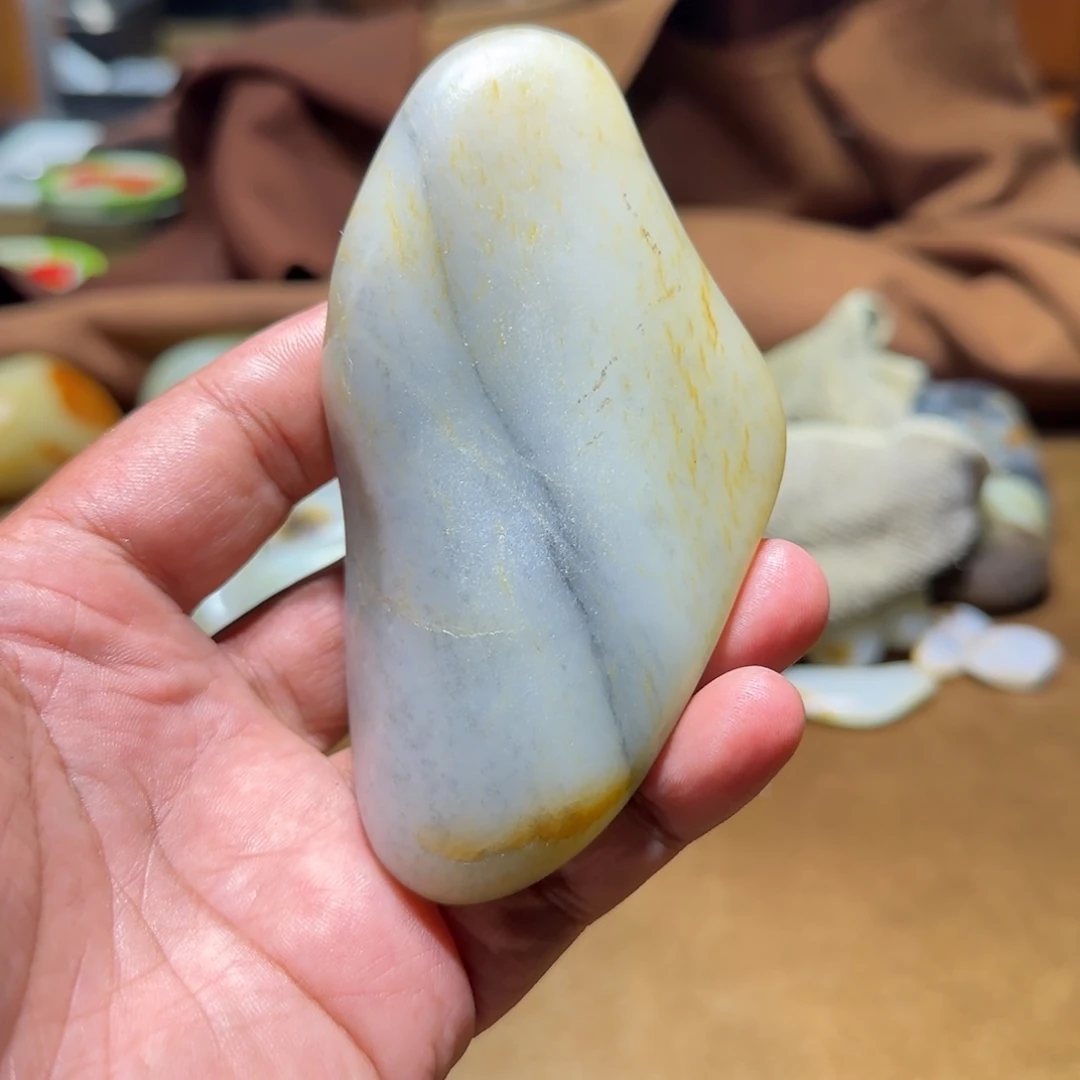 心***径和田玉（白玉）未镶嵌颈饰