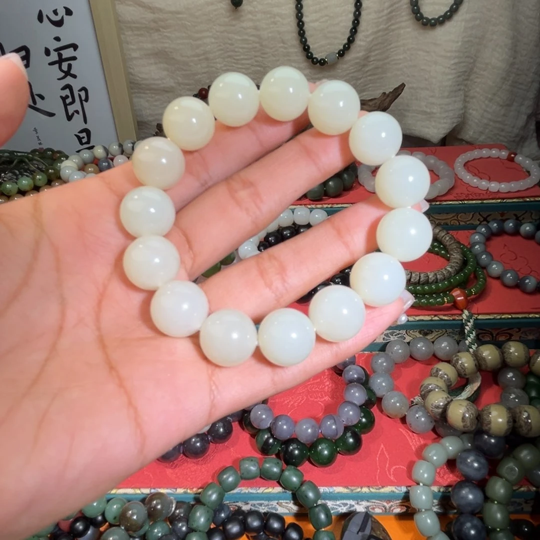 和田玉手链未镶嵌