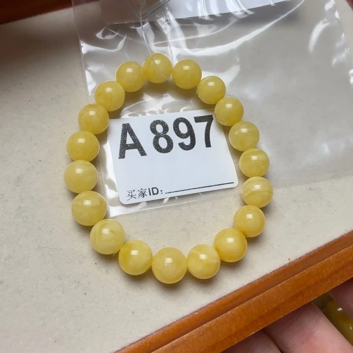 用***6手串琥珀未镶嵌琥珀蜜蜡手串10mm+