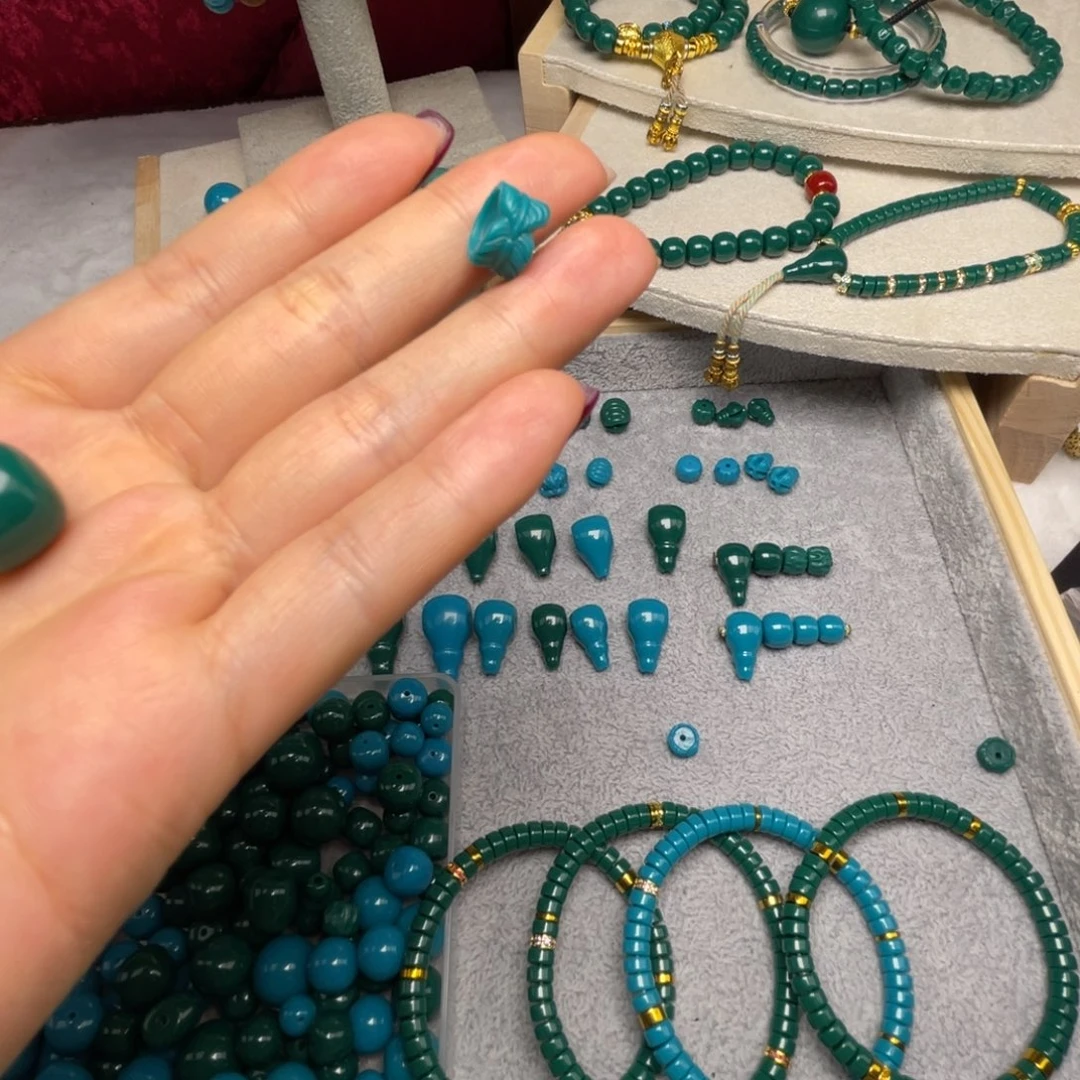 琉璃DIY羽毛卡扣10