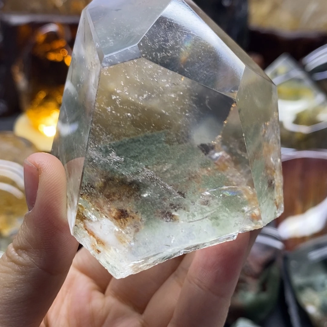 水晶未镶嵌珠宝半成品