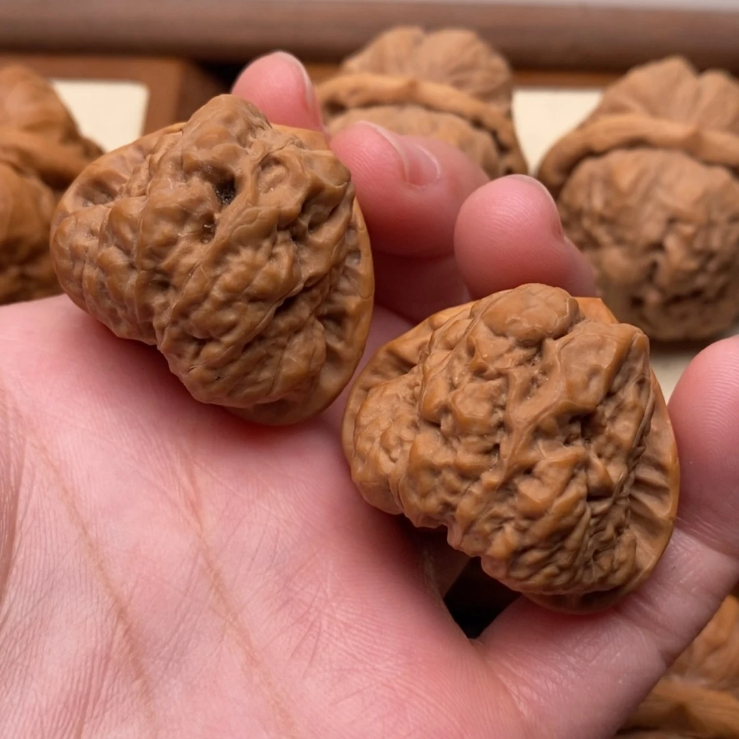 【闪购商品】把件文玩核桃三角蛙边34左右