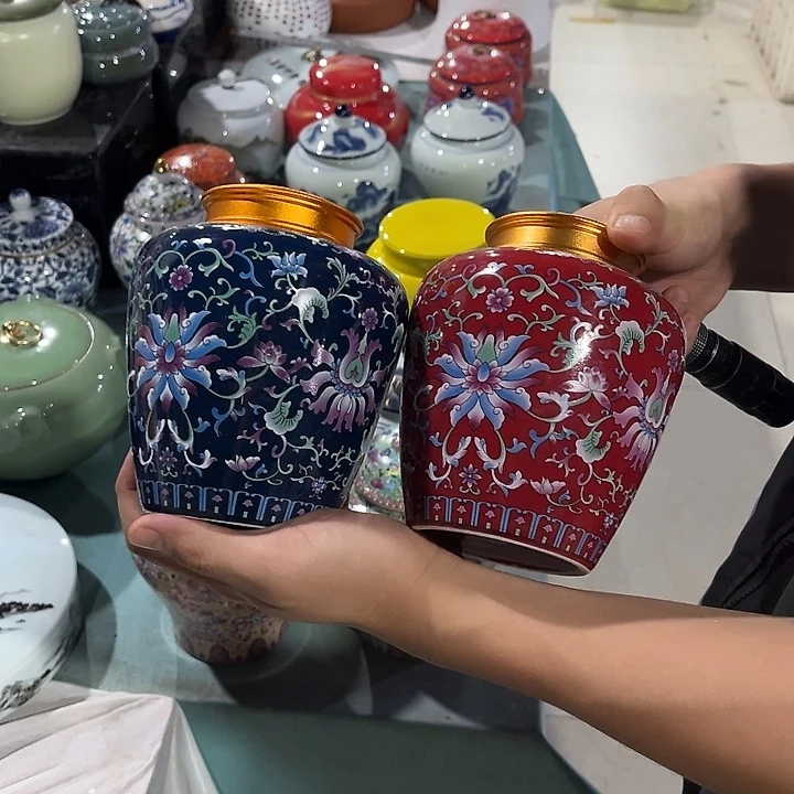 罐司宴陶瓷精选高档陶瓷茶叶罐
