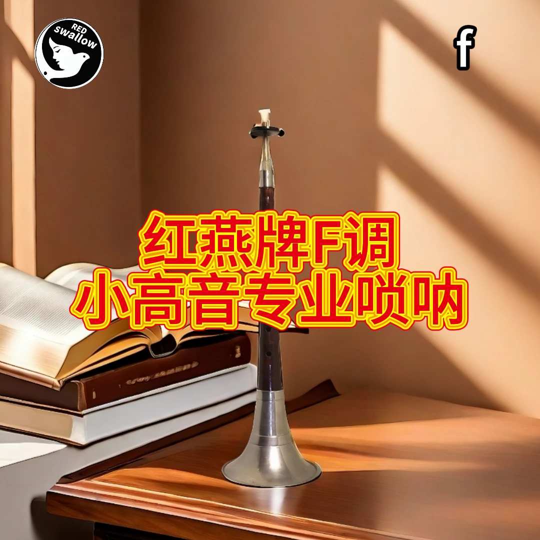 red swallow/红燕专业小唢呐F调小高音红木演出唢呐送帆布收纳包