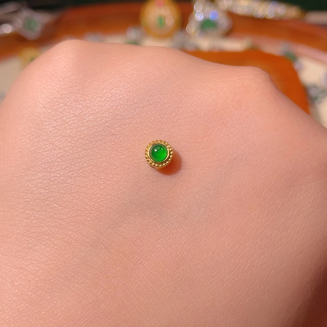 翡翠银S925镶嵌吊坠(不含链)