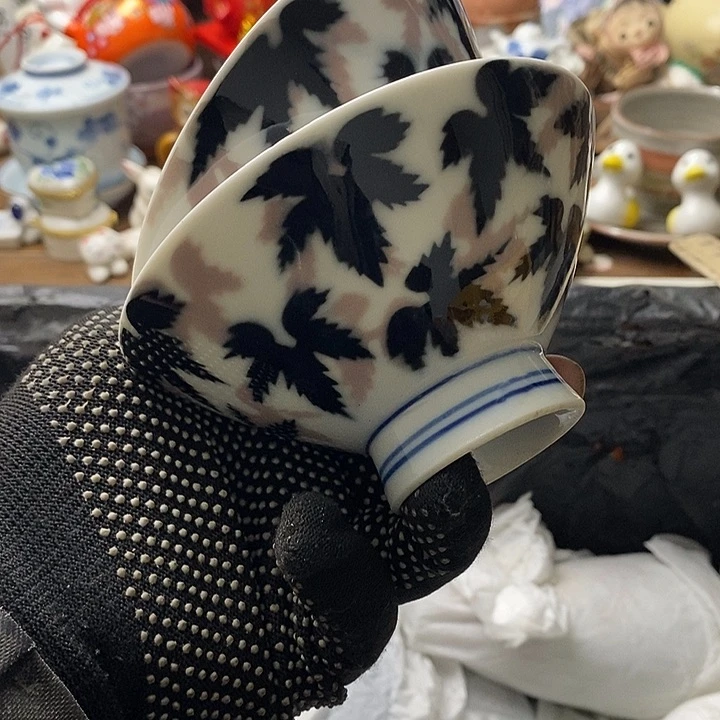 紫砂茶杯益****明日本回流精品瓷器