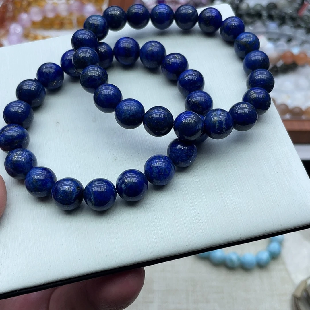 水晶手串未镶嵌青金石手串