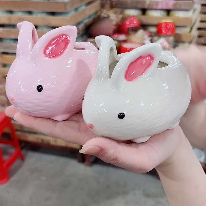 有孔.凑单10元陶瓷花盆发货！