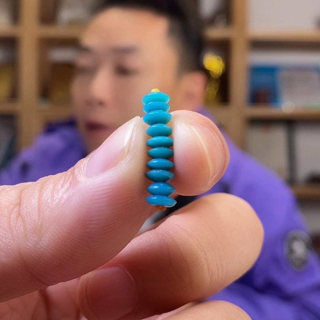 绿松石未镶嵌飞碟隔片