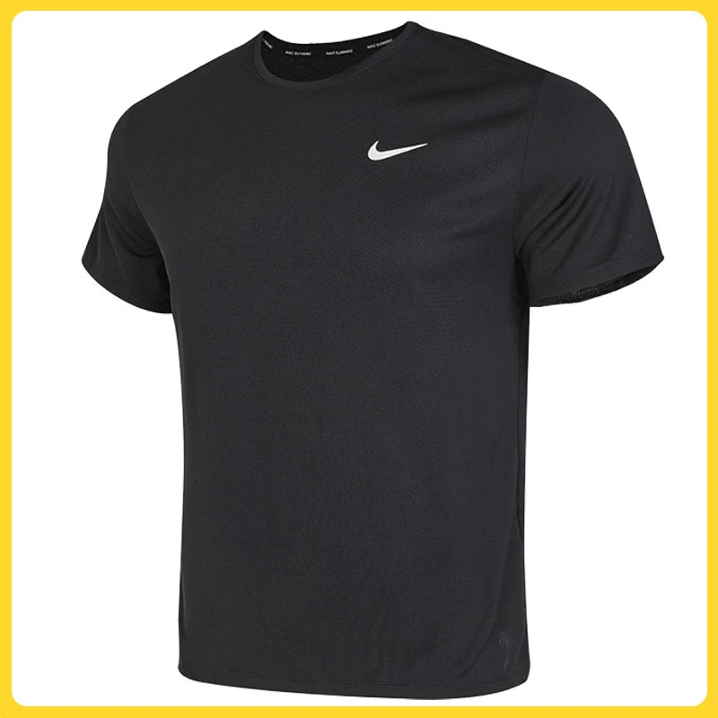 nike耐克跑步短袖男T恤AS M NK DF UV MILER 运动上衣DV9316-010