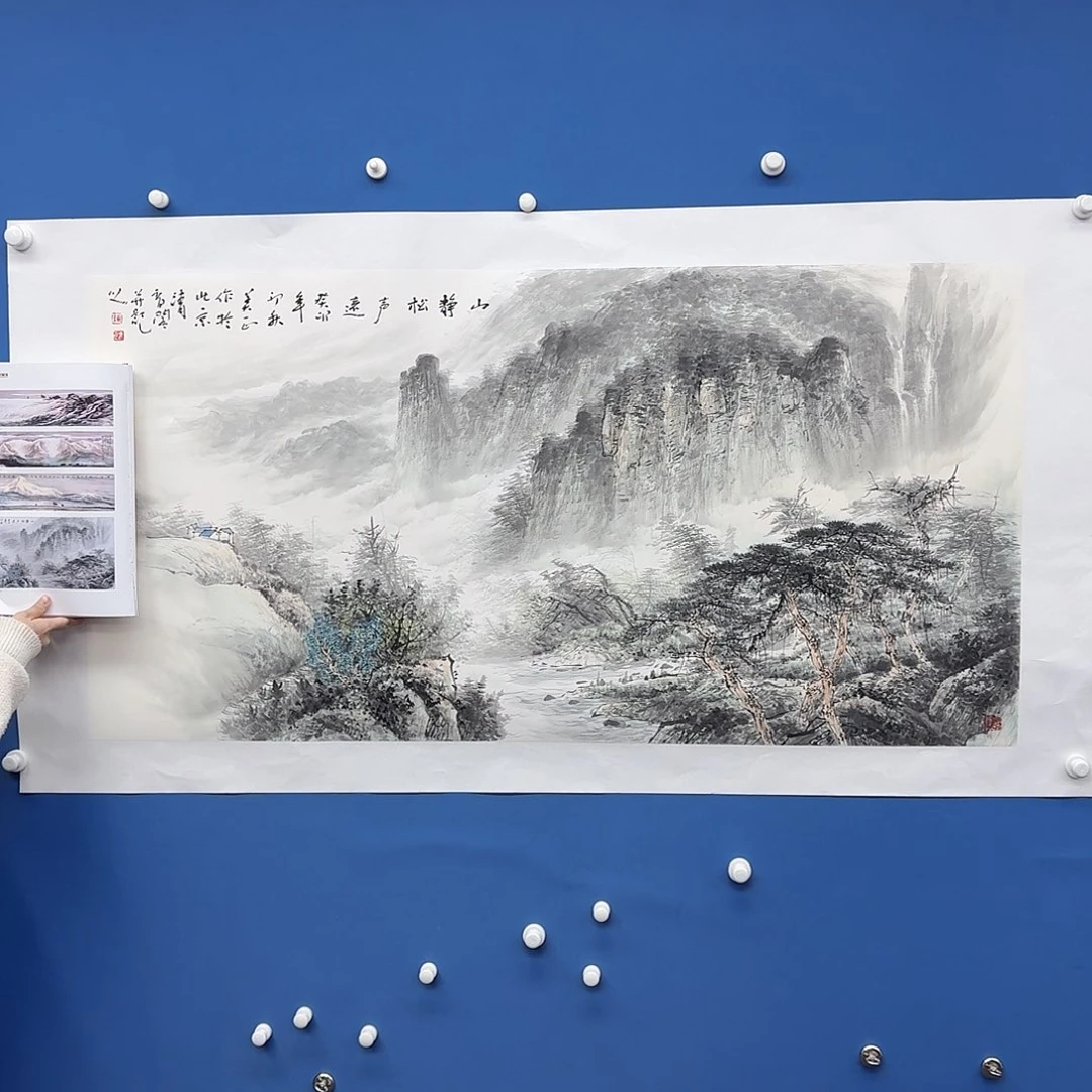 国画多次参加国内外国际