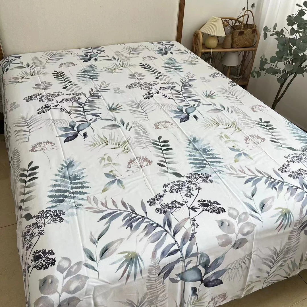 专享【京かわ会社】高端竹纤维鱼骨凉席 枝叶 155*240cm