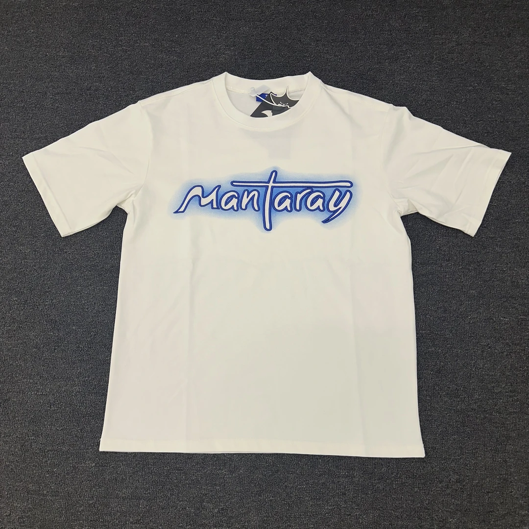 清仓断码魔鬼鱼270克纯棉 夏季美式休闲潮流短袖