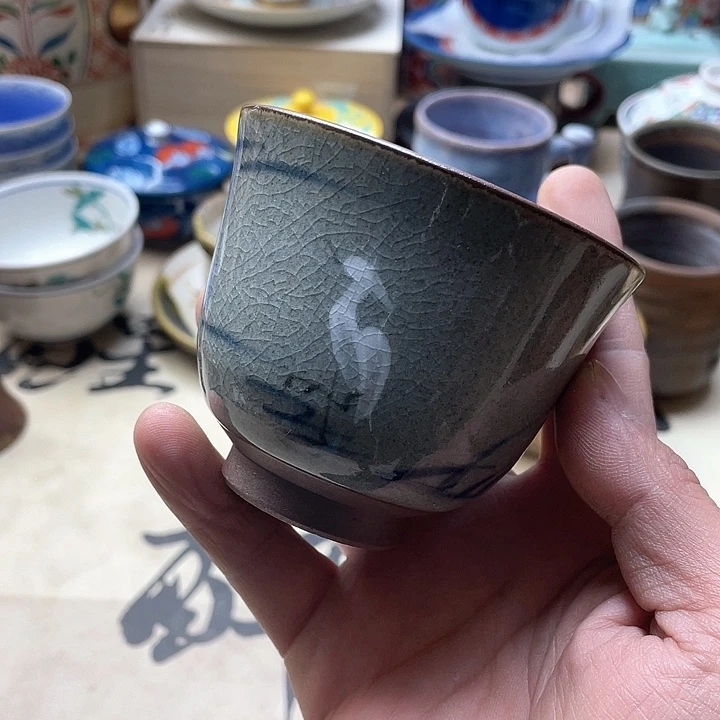 瓷片001 一人直播，看品直播间说序号