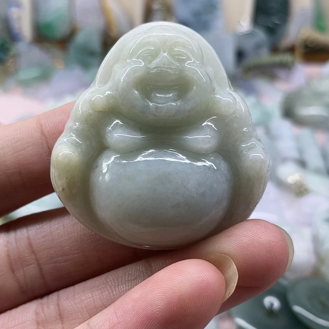 颈饰未镶嵌翡翠天然