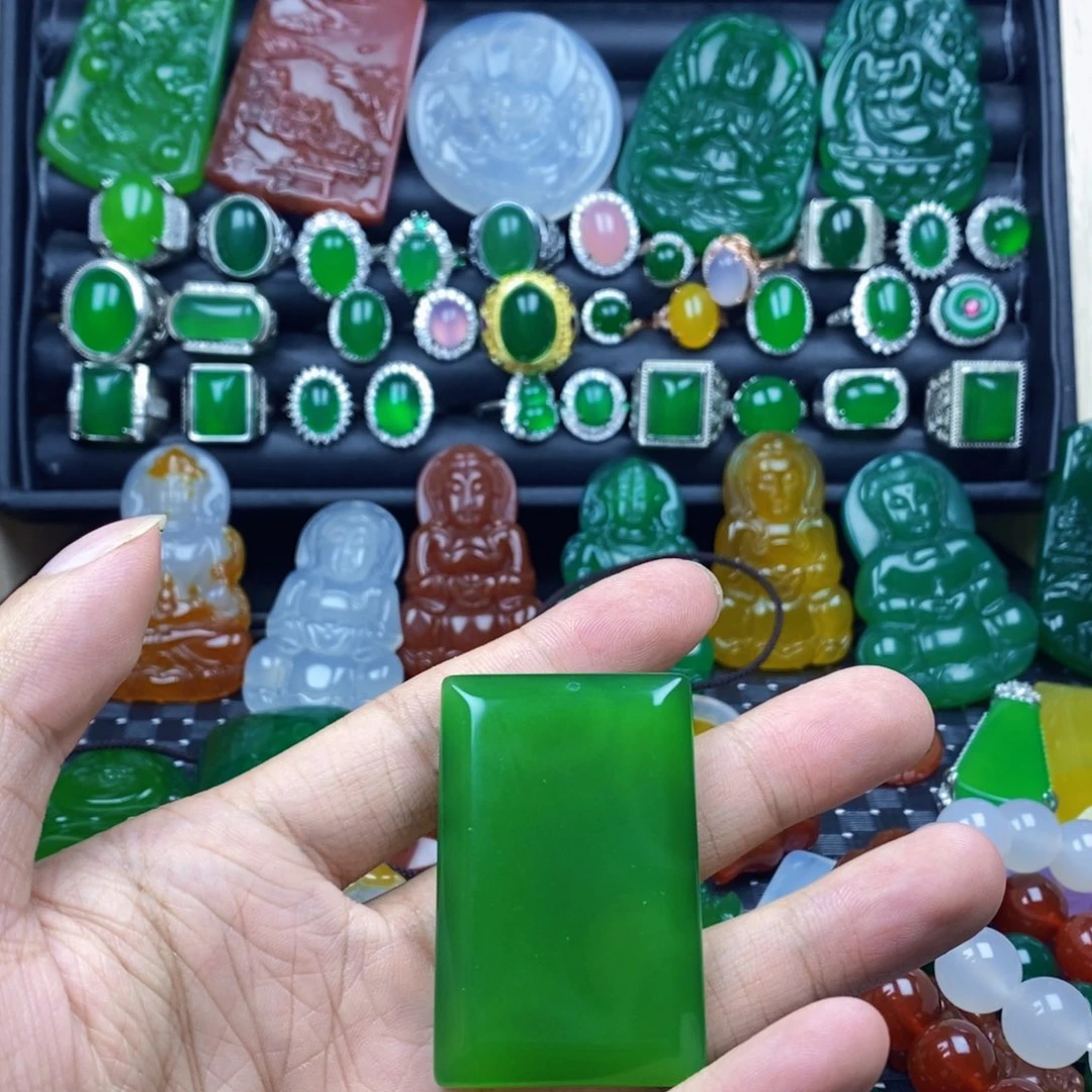 玛瑙/玉髓颈饰未镶嵌阳*
