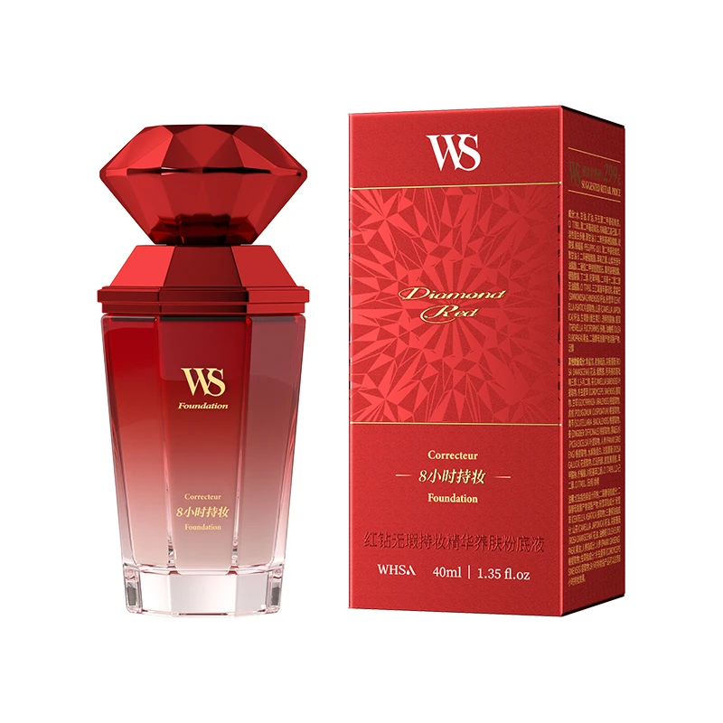 Whsa红钻无瑕持妆精华养肤粉底液