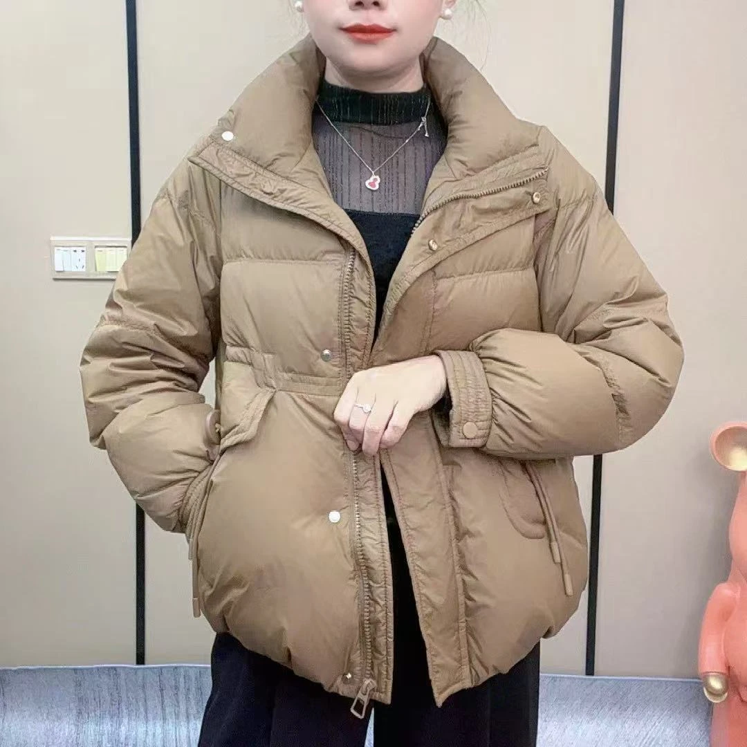 【专柜现货】KHYT时尚立领加厚气质羽绒服外套