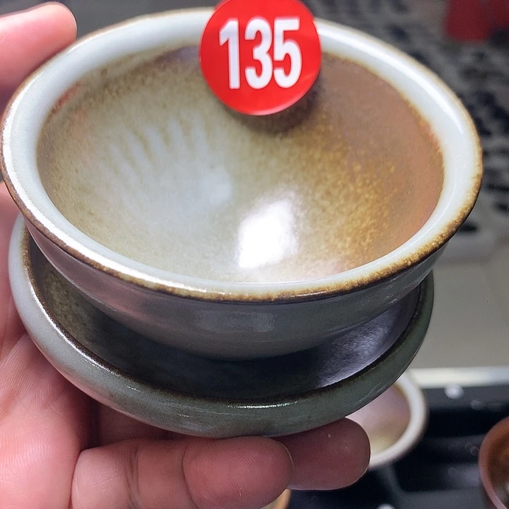 【闪购商品】茶盏枫****燥茶洋窑柴烧主人杯