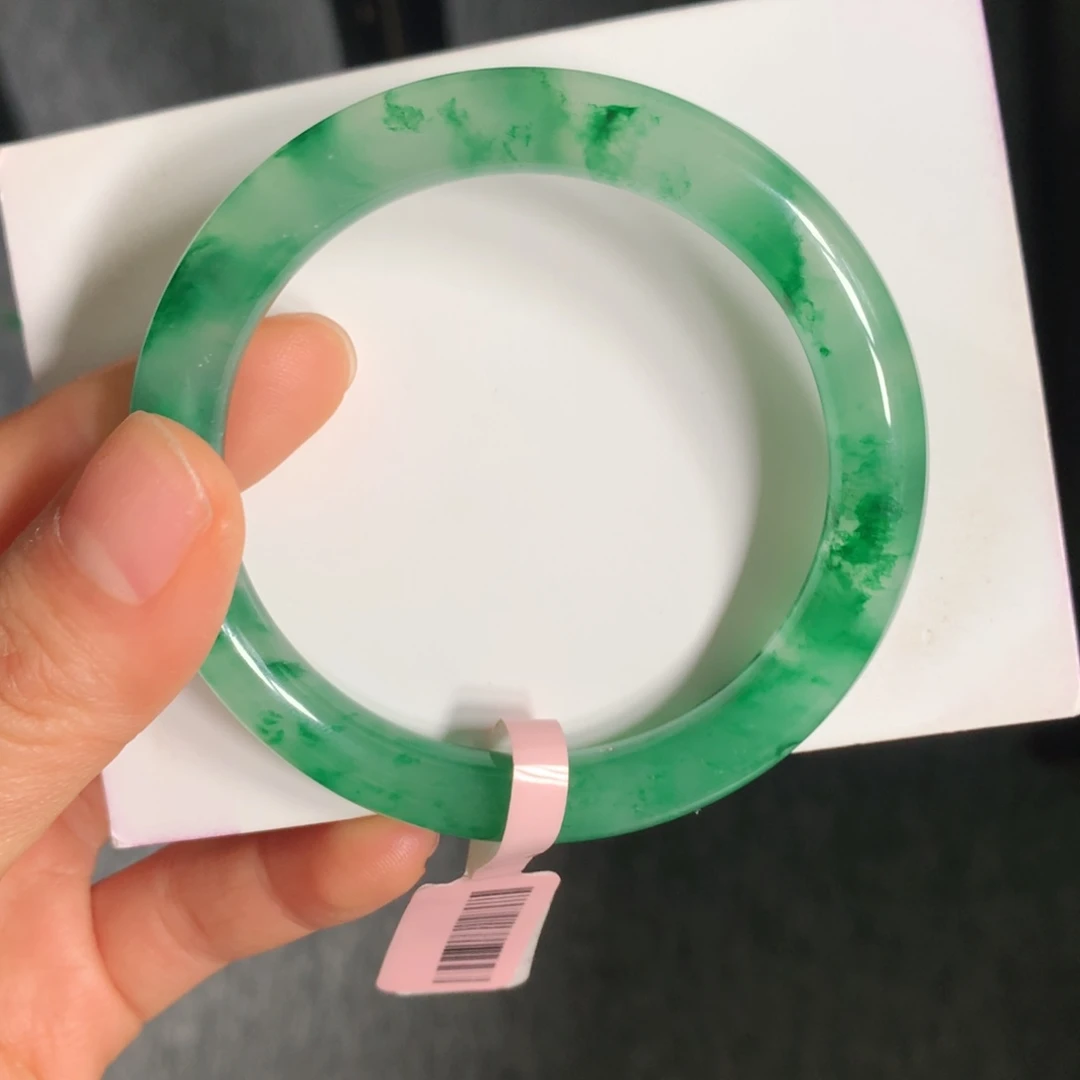 石英质玉（非洲翠）未镶嵌手镯