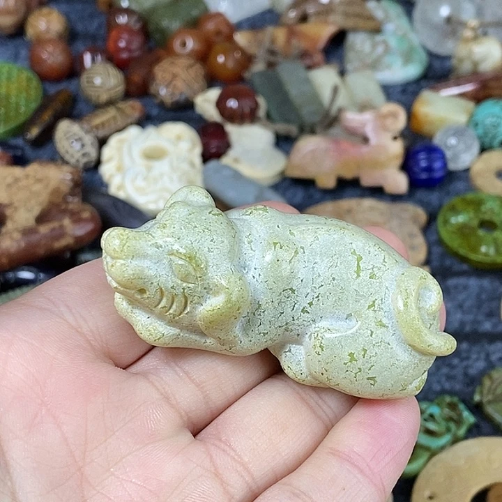 和田玉未镶嵌颈饰26