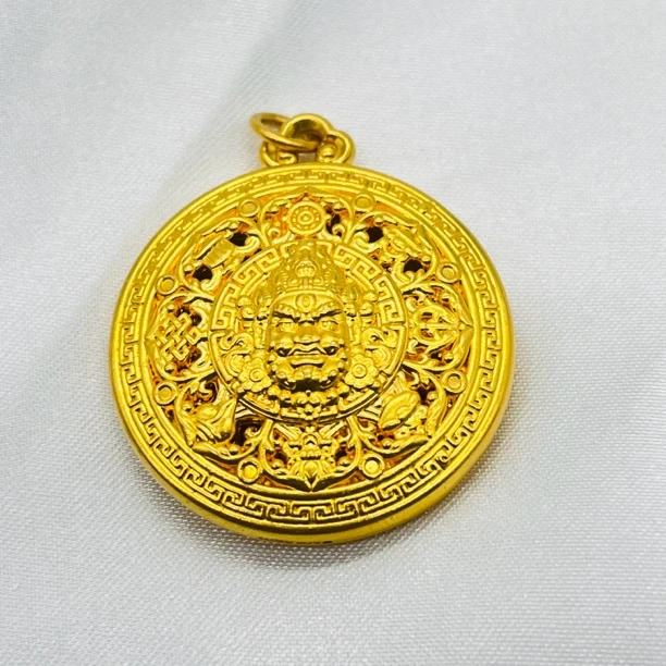 足金饰品/黄财神八宝罗盘/4.27/1B5B1406/c