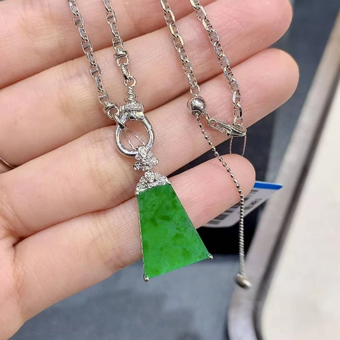 18K 翡翠A货翡翠  套链  L 多样性发其一