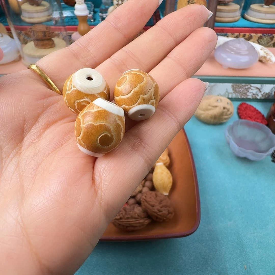 撸***墩手串/手链橄榄核核潮核雕手工制作