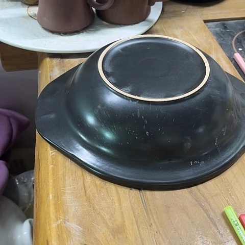 微瑕，明火、口径19，高5纯黑，dx2个无盖