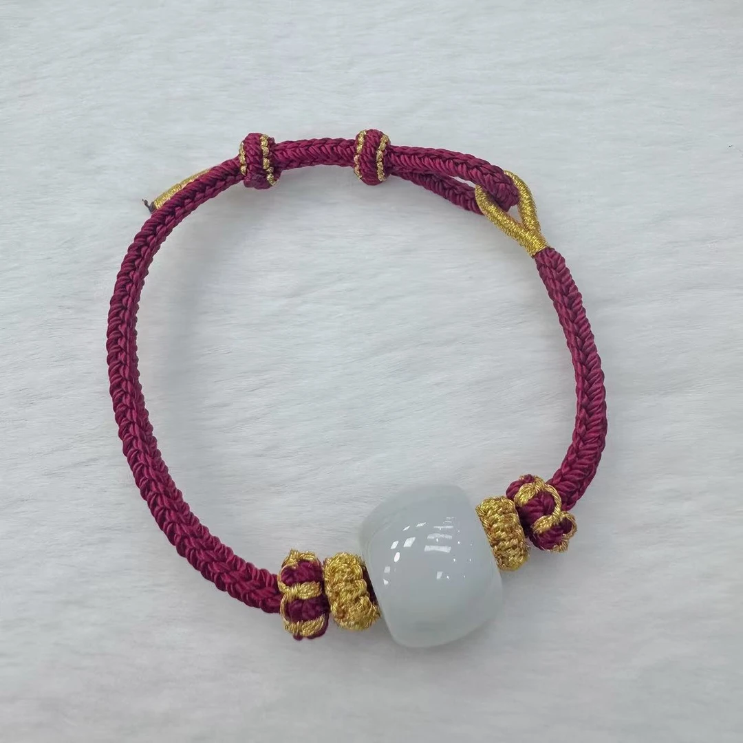 【杰缘珠宝】A货翡翠转运珠手绳 多样性