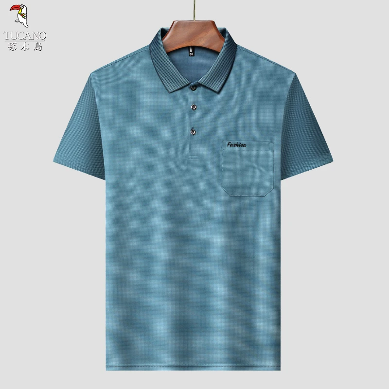 啄木鸟2025春夏季新款百搭亲肤经典日常休闲百搭短袖男t恤