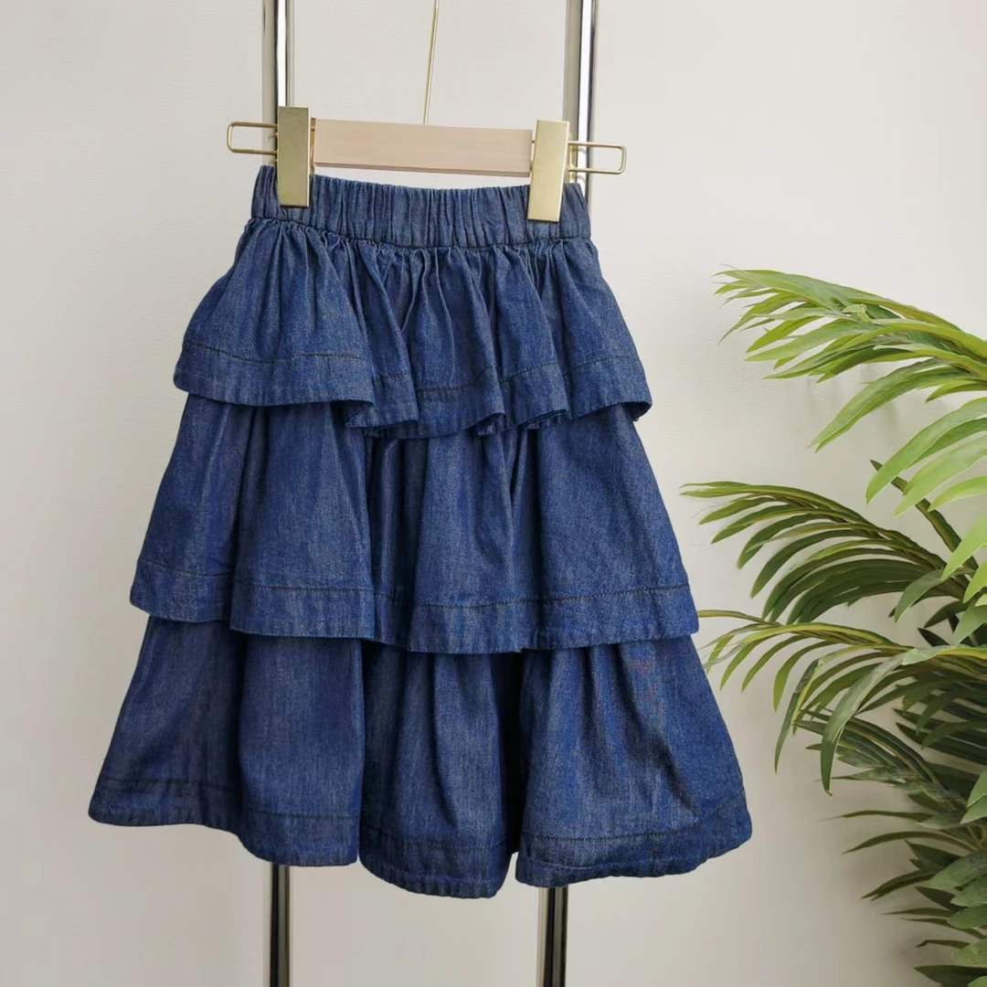 【G033】蓝色腰裙B3-4