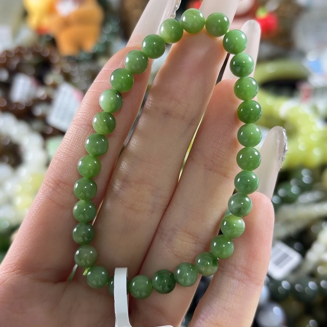 和田玉未镶嵌手链11