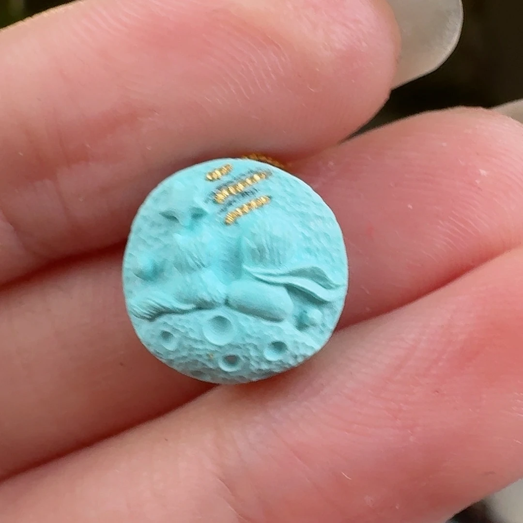 绿松石珠宝奇石未镶嵌