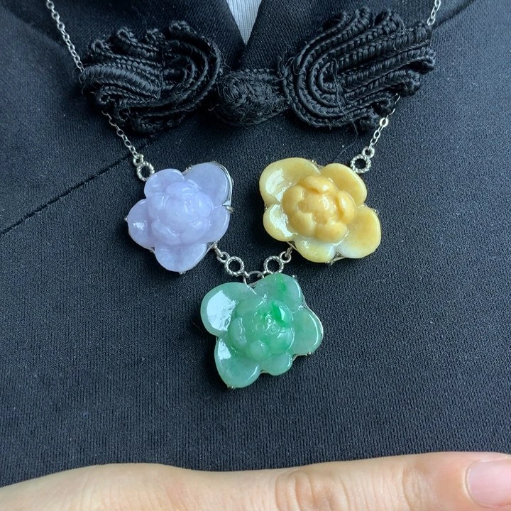 颈饰未镶嵌翡翠翡翠