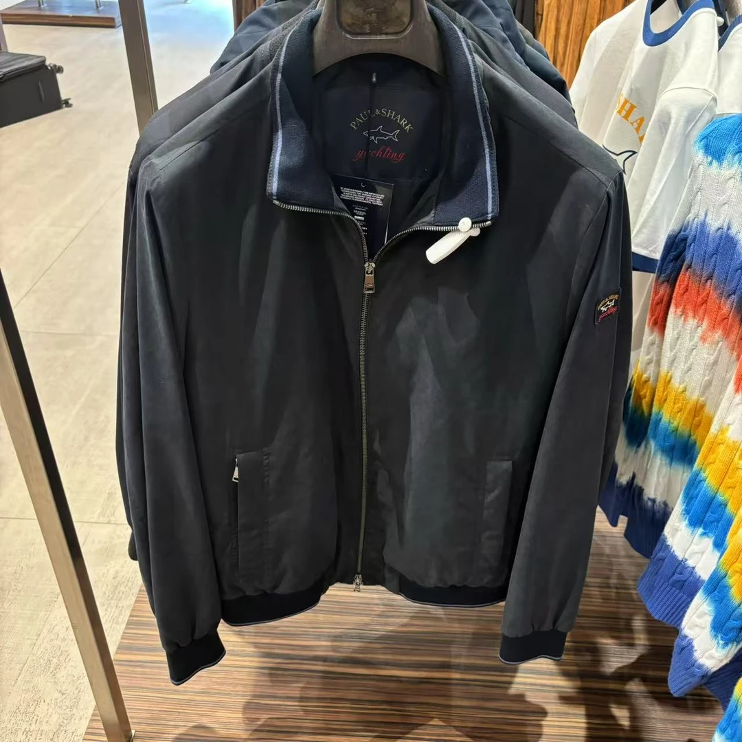 保鲨 不退换  双层领水墨黑色夹克 下单联系客服