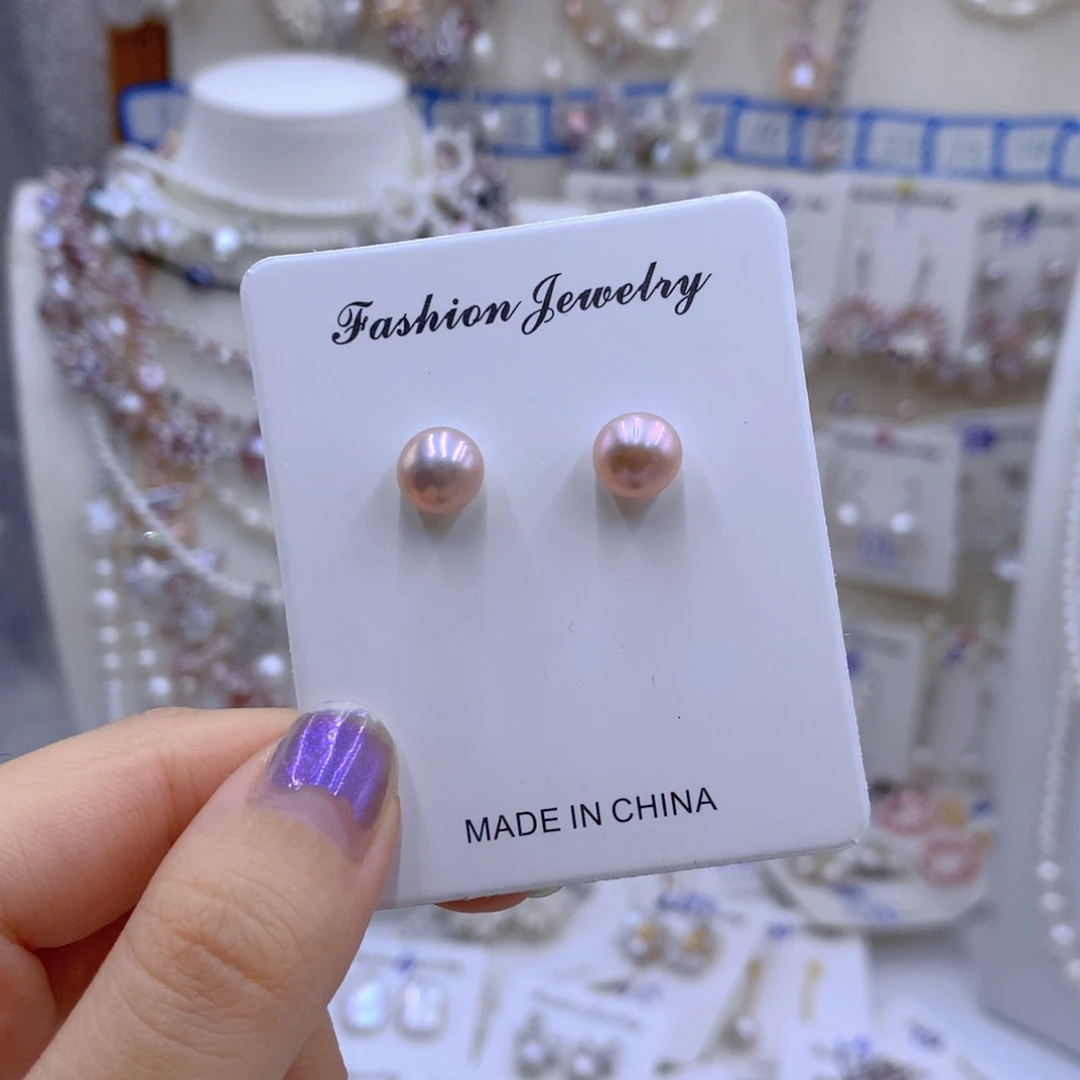 淡水珍珠颈饰银S925镶嵌