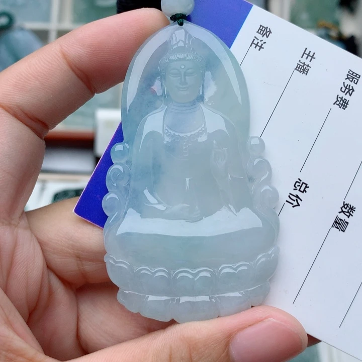 翡翠未镶嵌颈饰素衣