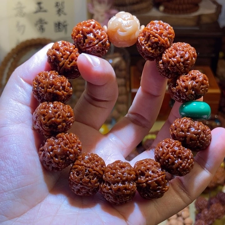 吊坠金刚菩提206玉化貔貅➕绿平安扣