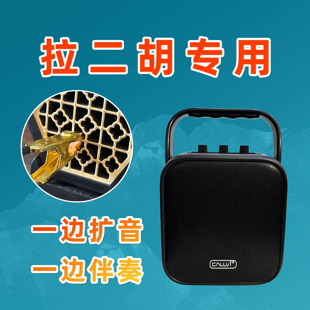 拉二胡专用户外扩音器伴奏蓝牙低重音全频音箱  简单便携好用
