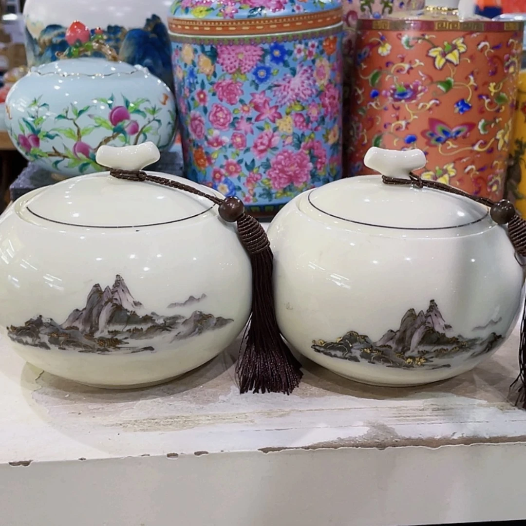 【闪购商品】罐陶瓷茶叶罐密封罐