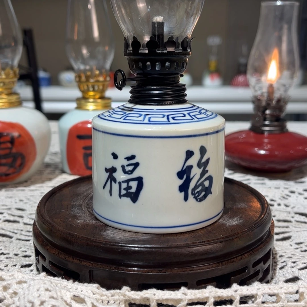 摆件景德镇陶瓷香薰灯