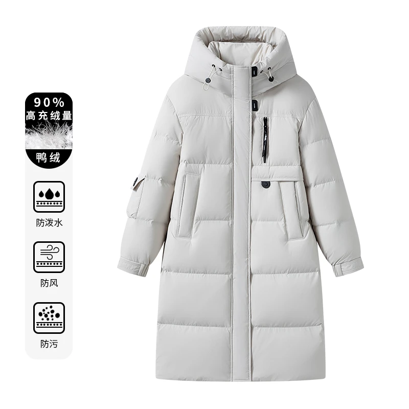 【姿姐】明星同款时尚羽绒服女连帽御寒外套EDF511609002