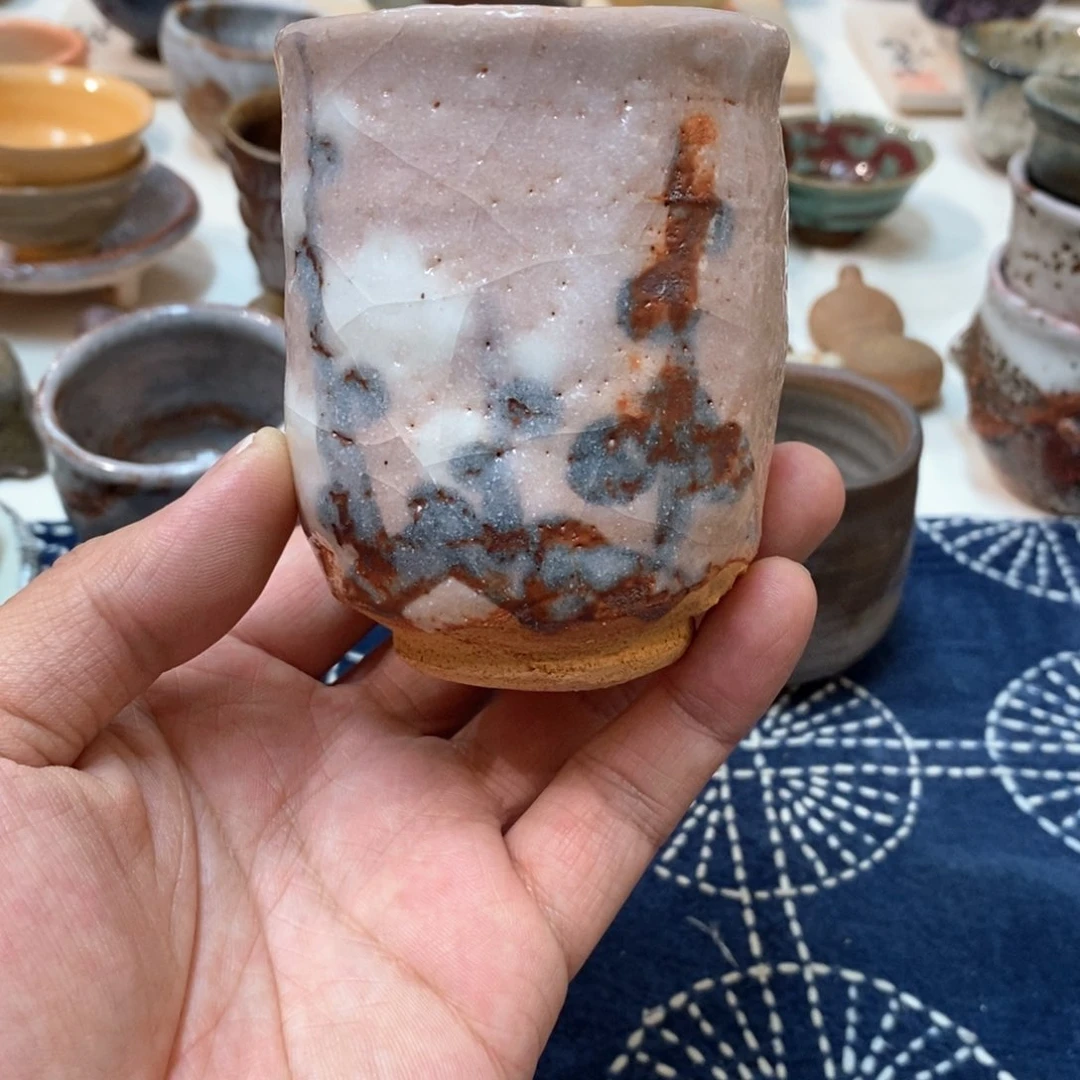 柴烧侘寂粗陶茶具
