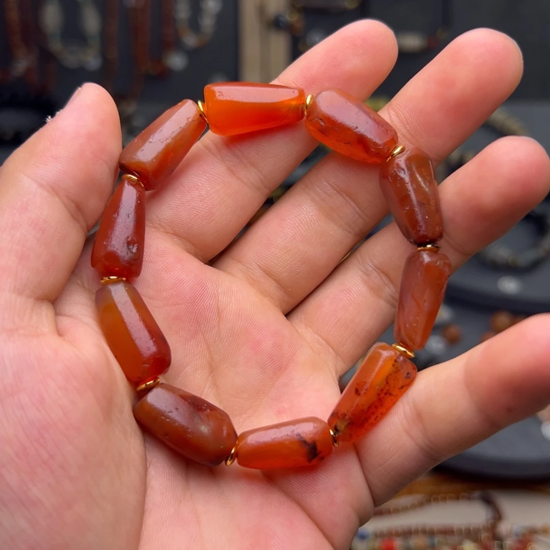 玛瑙/玉髓合金颈饰