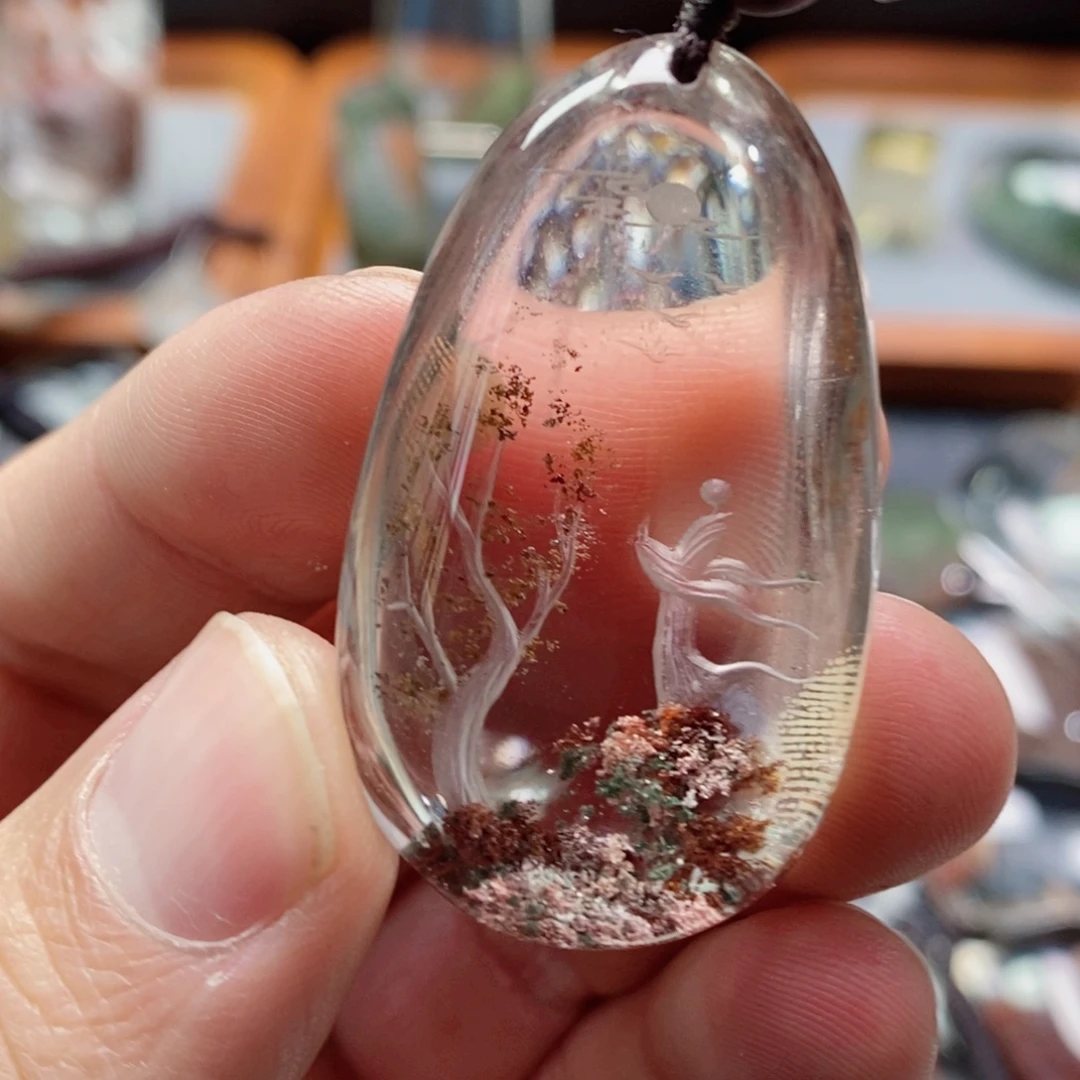 水晶吊坠(不含链)未镶嵌