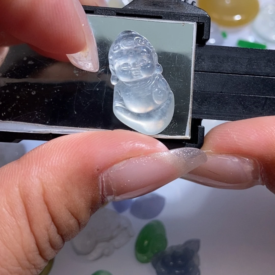 未镶嵌定制翡翠翡翠22.4/12.8/3.2