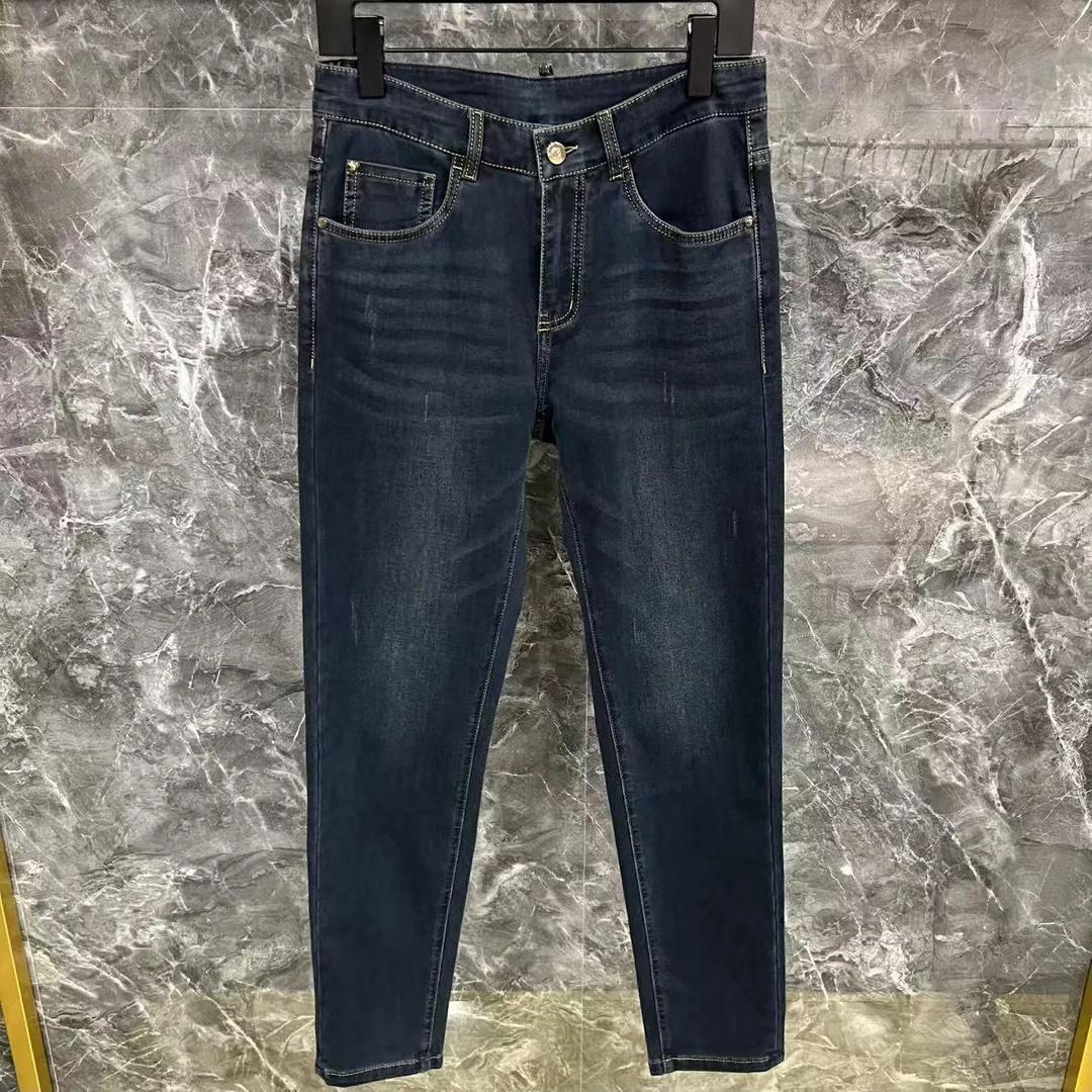 E6028春季新款高端男士牛仔裤