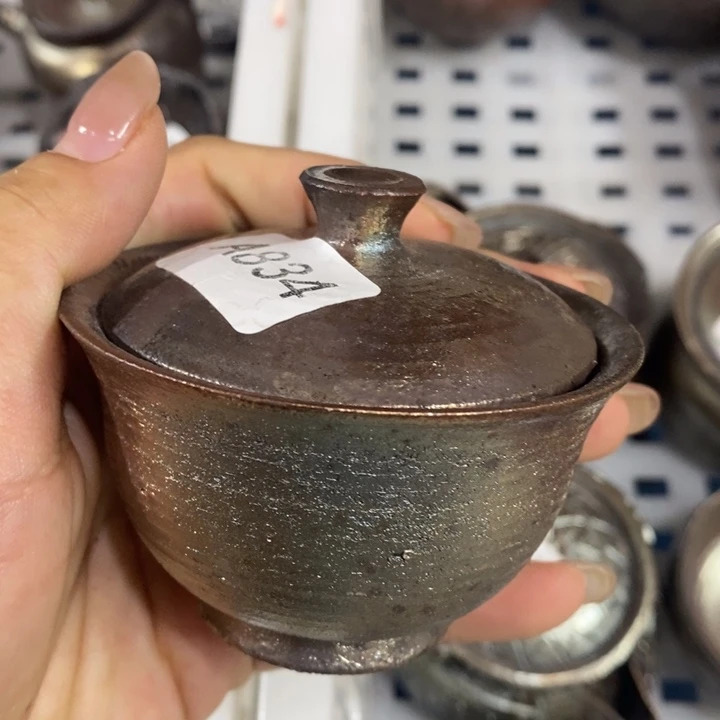 柴烧裸烧纯手工制作瑕疵瑕疵