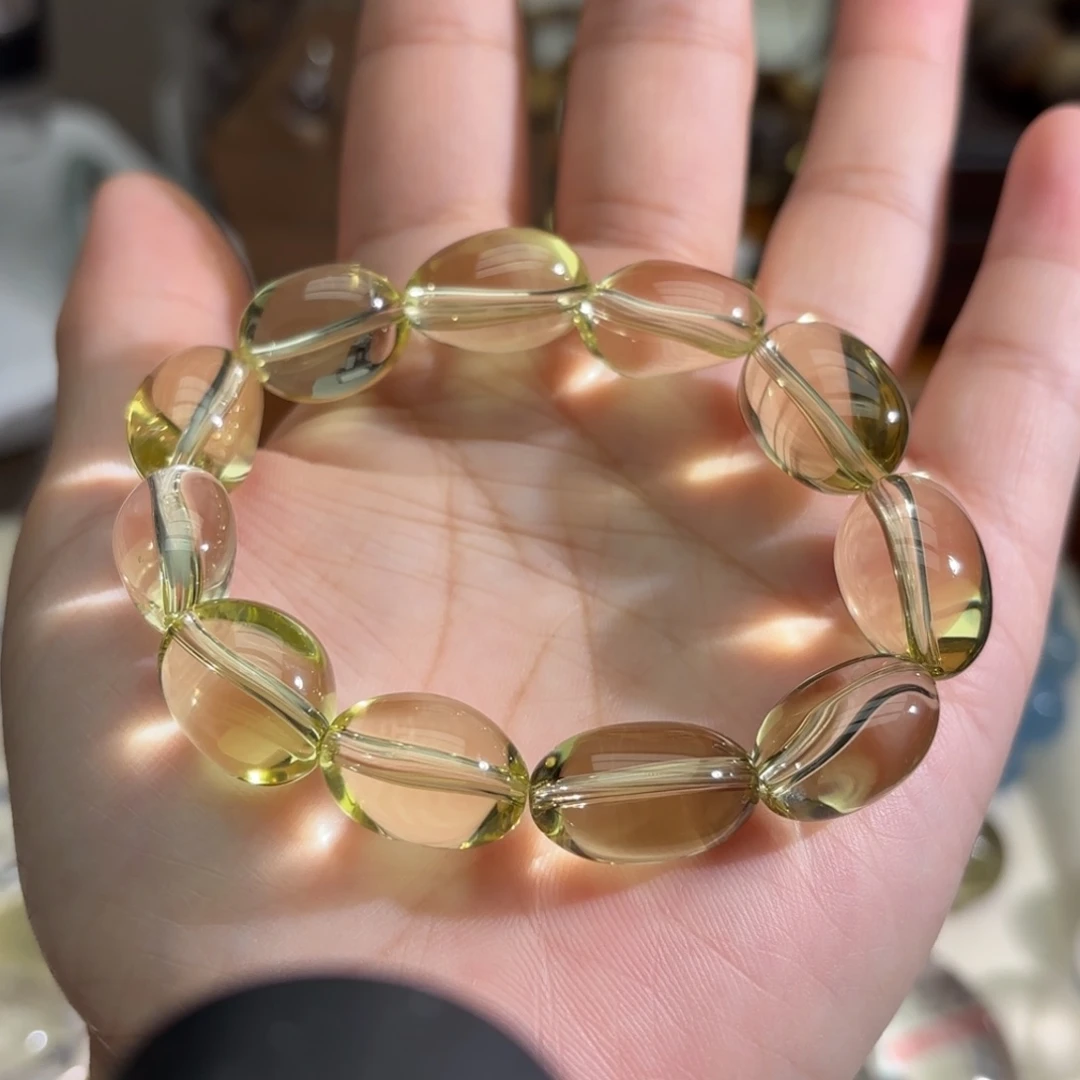 未镶嵌手链水晶黄水晶